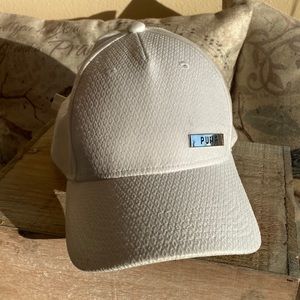Puma White Adjustable Baseball Cap